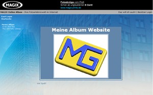Erstes Layout meiner Webseite April 2007