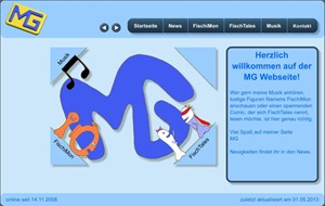 Layout meiner Webseite Mai 2012