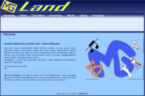 Layout meiner Webseite Mai 2016
